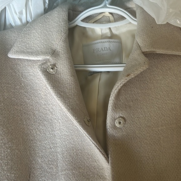 PRADA Single Breasted Wool Coat Size 44 - Picture 12 of 14